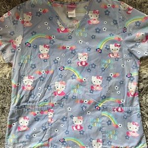 Hello Kitty Large Scrub Top